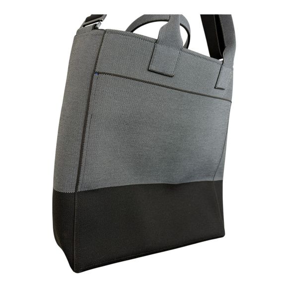 Rothy's The Carryall Slate Gray Brown Shoulder Tote Messenger Computer Bag - Picture 4 of 12